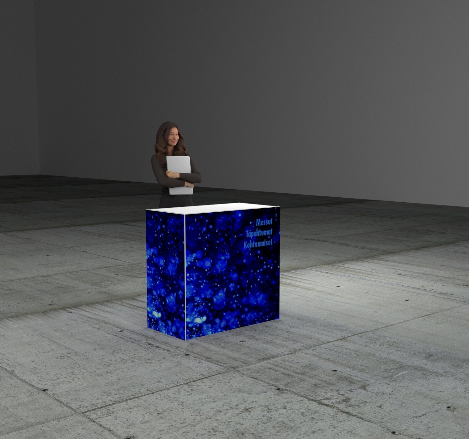 Tiskin brändäys; etulevy+sivulevyt 2 kpl