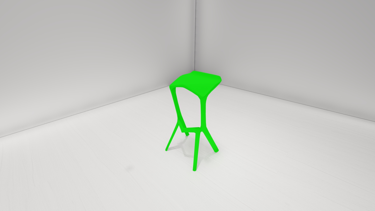 Baarituoli Ezio K25EV Vihreä (12)