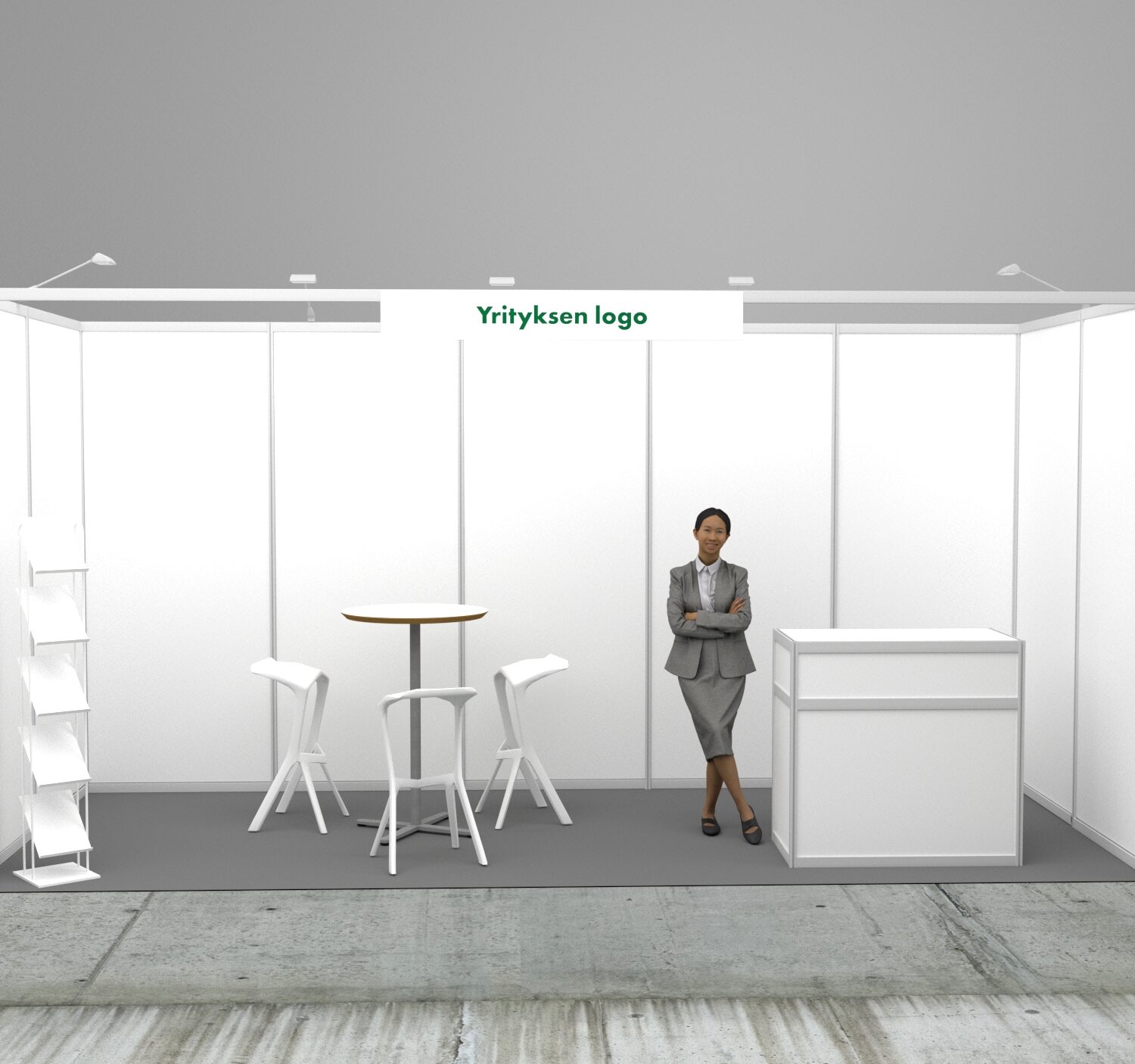 2x5m=10m2 TASKUOSASTO kalusteineen