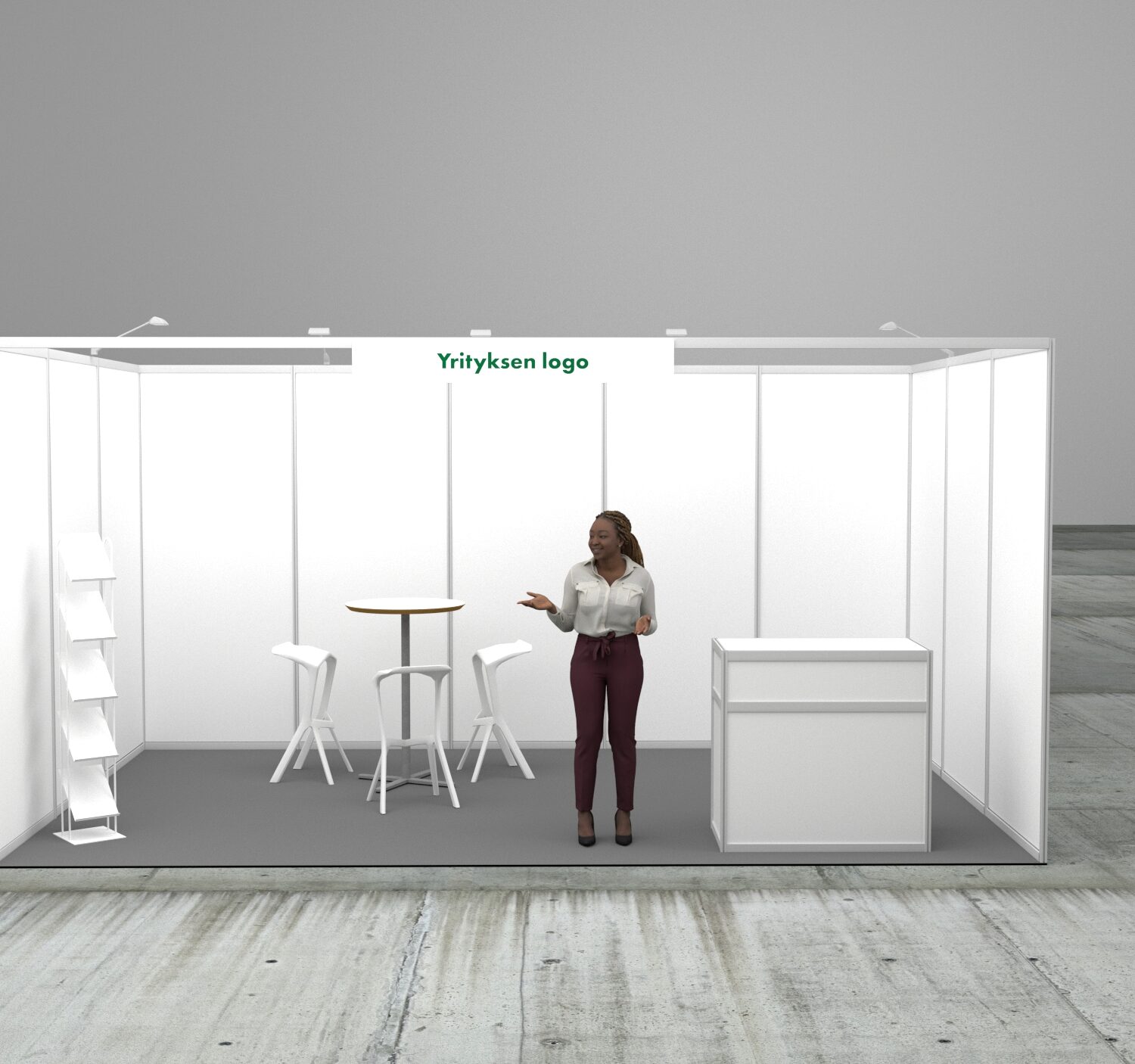 3x5m=15m2 TASKUOSASTO kalusteineen